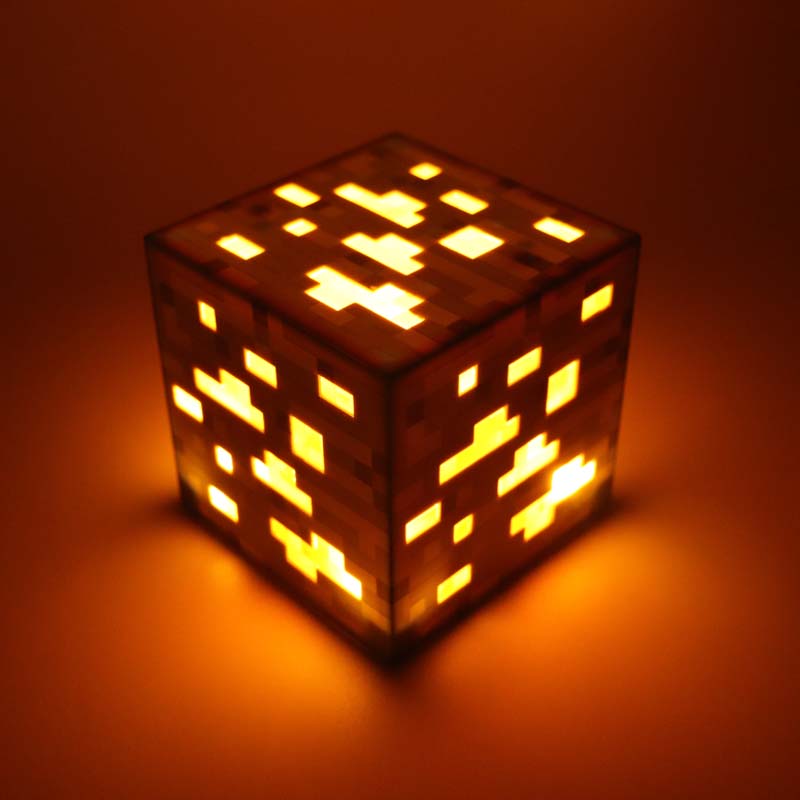 Minecrafted Torch LED Light Up Night Wall Light Luminous Toys Game Design Toy