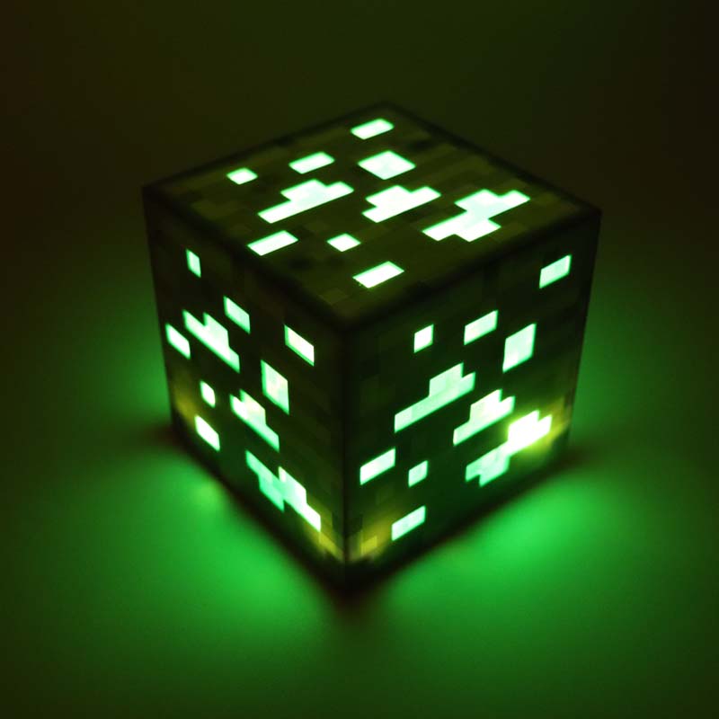 Minecrafted Torch LED Light Up Night Wall Light Luminous Toys Game Design Toy